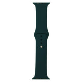 Apple Watch (42/44/SE/45/46/49 mm) Lippa Silikon Stropp – Mørkegrønn