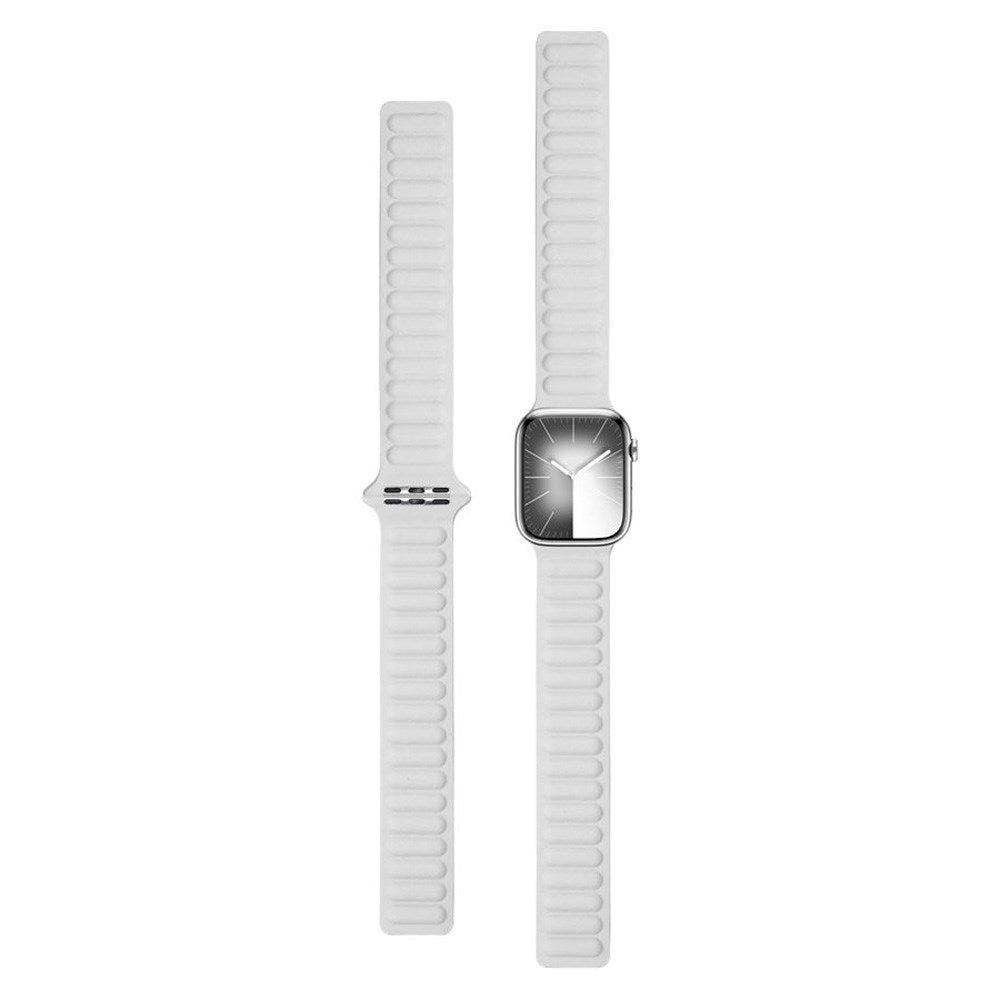 Lippa Apple Watch (38/40/SE/41/42mm) Magnetisk Skinnreim - Hvit