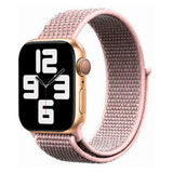 Apple Watch (38/40/SE/41/42mm) Lippa Nylonstropp - Rose Gold