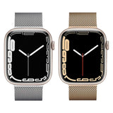 Lippa Apple Watch (38/40/SE/41/42mm) Magnetisk Reim i Rustfritt Stål - Sølv