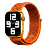 Apple Watch (42/44/SE/45/46/49mm) Lippa Nylonstropp - Orange