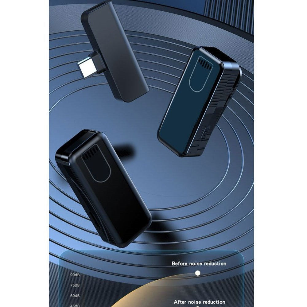 Lippa Trådløst Mikrofonsett med Lightning - 2 stk. - Svart