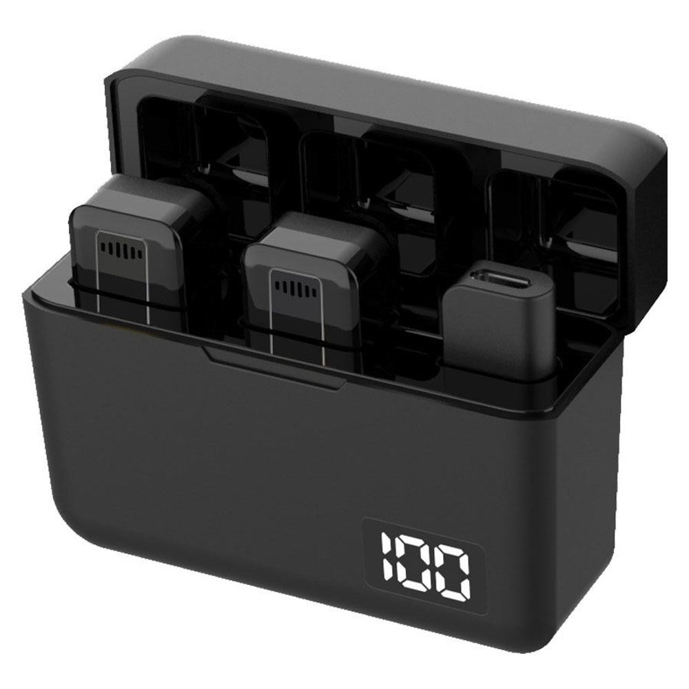 Lippa Trådløst Mikrofonsett med Lightning - 2 stk. - Svart