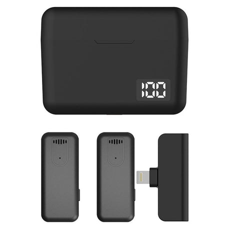 Lippa Trådløst Mikrofonsett med USB-C - 2 stk. - Svart