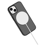 iPhone 15 Lippa Hybrid Plast Deksel med 360 Roterende Kickstand – MagSafe Kompatibelt – Matt / Svart