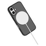 iPhone 16 Lippa Hybrid Plast Deksel med 360 Roterende Kickstand – MagSafe Kompatibelt – Matt / Svart