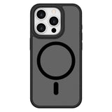 iPhone 15 Pro Lippa Hybrid Plast Deksel – MagSafe Kompatibelt – Matt / Svart