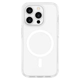 iPhone 15 Pro Lippa Hybrid Plast Deksel – MagSafe Kompatibelt – Gjennomsiktig / Hvit