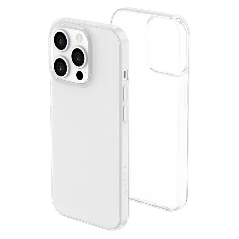 iPhone 15 Pro Lippa Slim Fleksibelt Plast Deksel – Gjennomsiktig