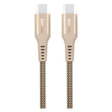 GreyLime 60W Flettet USB-C til USB-C Kabel 3 meter - Beige