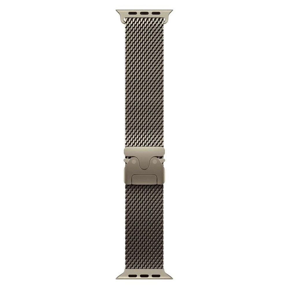 Apple Watch (38/40/SE/41/42 mm) Lippa Rustfritt Stålstropp med Lås – Gull