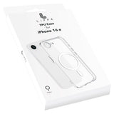iPhone 17e / 16e Lippa Fleksibelt Plast Deksel - MagSafe Kompatibel - Gjennomsiktig