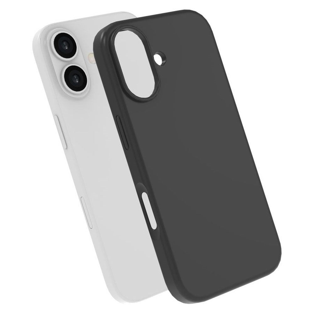 iPhone 17 Lippa Silikon Deksel - MagSafe Kompatibel - Svart