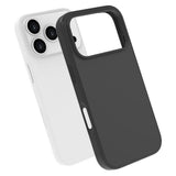 iPhone 17 Pro Lippa Silikon Deksel - MagSafe Kompatibel - Svart
