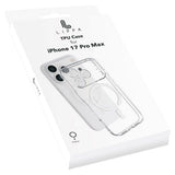 iPhone 17 Pro Max Lippa Fleksibelt Plast Deksel - MagSafe Kompatibel - Gjennomsiktig