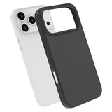iPhone 17 Pro Max Lippa Silikon Deksel - MagSafe Kompatibel - Svart