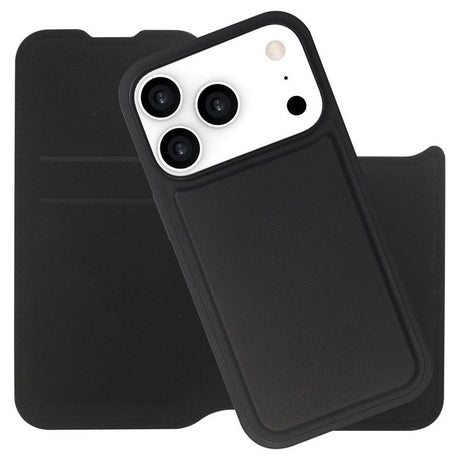 iPhone 17 Pro Max Lippa 2-i-1 Wallet Flip Deksel - Svart