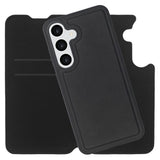 Samsung Galaxy S25 Lippa 2-i-1 Wallet Flip Deksel - Svart