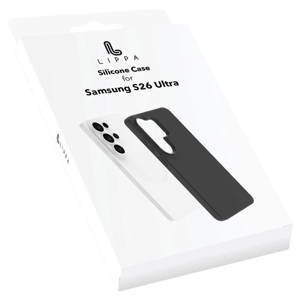 Samsung Galaxy S26 Ultra Lippa Silikon Deksel - Svart