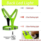 Lippa Refleksvest med 3 LED-Lys - Gul