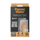 Motorola Edge 50 Fusion PanzerGlass Ultra Wide Fit Skjermbeskyttelse - Platinum Strength - Svart Kant