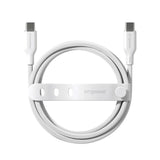 empower by PanzerGlass Racing 240W USB-C til USB-C Kabel – 1.2m – Silver White