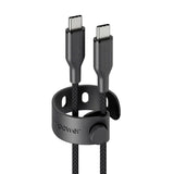 empower by PanzerGlass Racing 240W USB-C til USB-C Kabel – 2m – Space Black