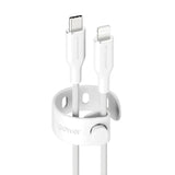 empower by PanzerGlass Racing 60W USB-C til Lightning Kabel – 1.2m – Silver White
