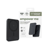 empower by PanzerGlass empower Bank - 5000 mAh - Qi2 / MagSafe Kompatibel - Space Black