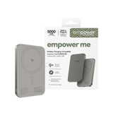 empower by PanzerGlass empower Bank - 5000 mAh - Qi2 / MagSafe Kompatibel - Titanium