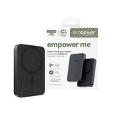 empower by PanzerGlass empower Bank - 10.000 mAh - Qi2 / MagSafe Kompatibel - Space Black
