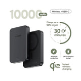 empower by PanzerGlass empower Bank - 10.000 mAh - Qi2 / MagSafe Kompatibel - Space Black