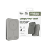 empower by PanzerGlass empower Bank - 10.000 mAh - Qi2 / MagSafe Kompatibel - Titanium