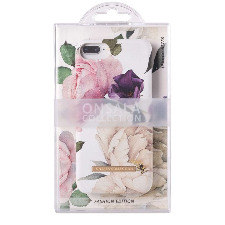 iPhone SE (2022/2020)/8/7 GEAR ONSALA COLLECTION Mobil Deksel Soft Rose Garden