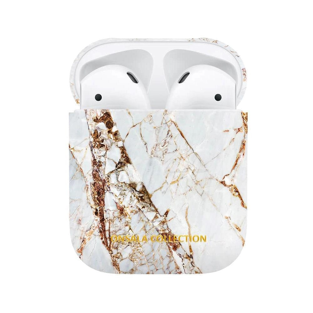 GEAR ONSALA COLLECTION Protective  Apple AirPods Ladeetui Deksel  - Rhino Marble