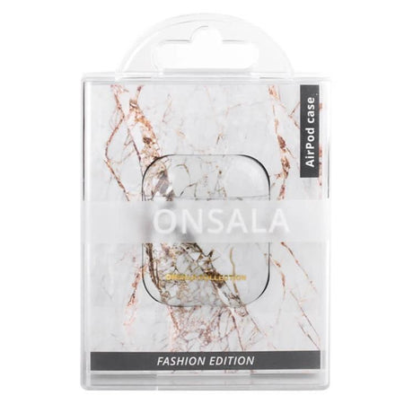 GEAR ONSALA COLLECTION Protective  Apple AirPods Ladeetui Deksel  - Rhino Marble