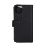 GEAR iPhone 14 / 13 ONSALA Fashion Collection PU Skinn Flipdeksel med Magnet & Lommebok - Midnight Black