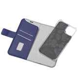 Onsala iPhone 14 / 13 ONSALA Fashion Collection PU Skinn Flipdeksel med Magnet & Lommebok - Navy Blue