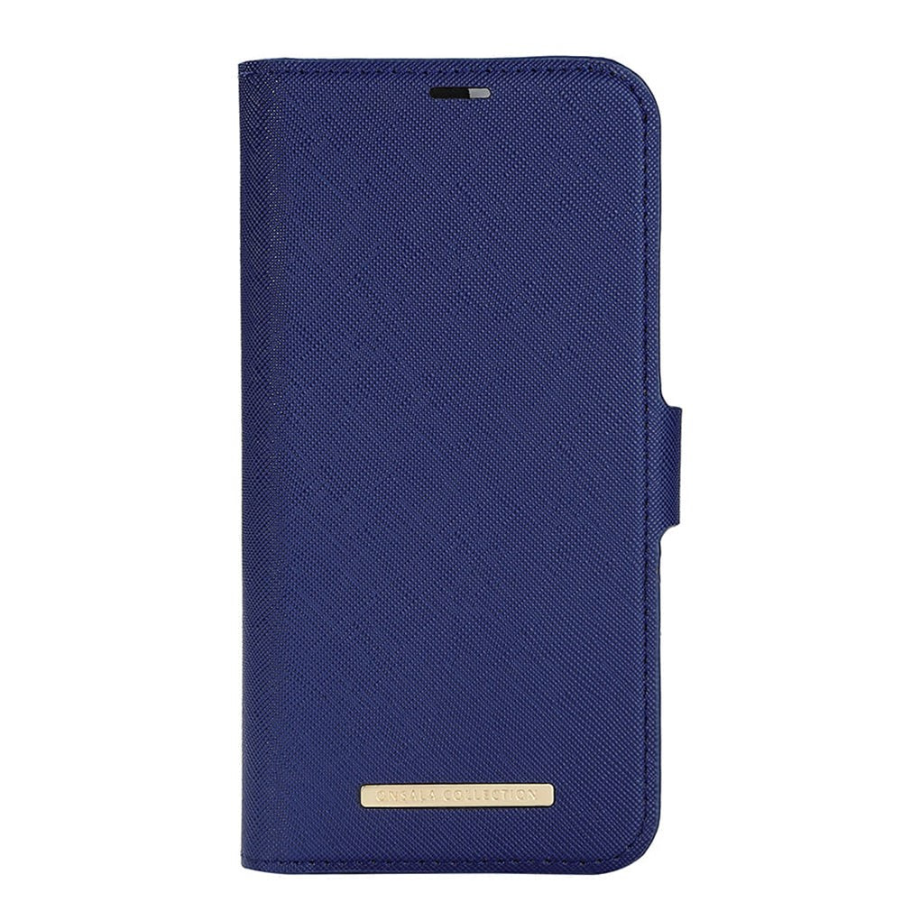 Onsala iPhone 14 Plus ONSALA Fashion Collection PU Skinn Flipdeksel med Magnet & Lommebok - Navy Blue