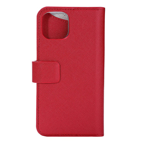 GEAR iPhone 14 / 13 ONSALA Fashion Collection PU Skinn Flipdeksel med Magnet & Lommebok - Red