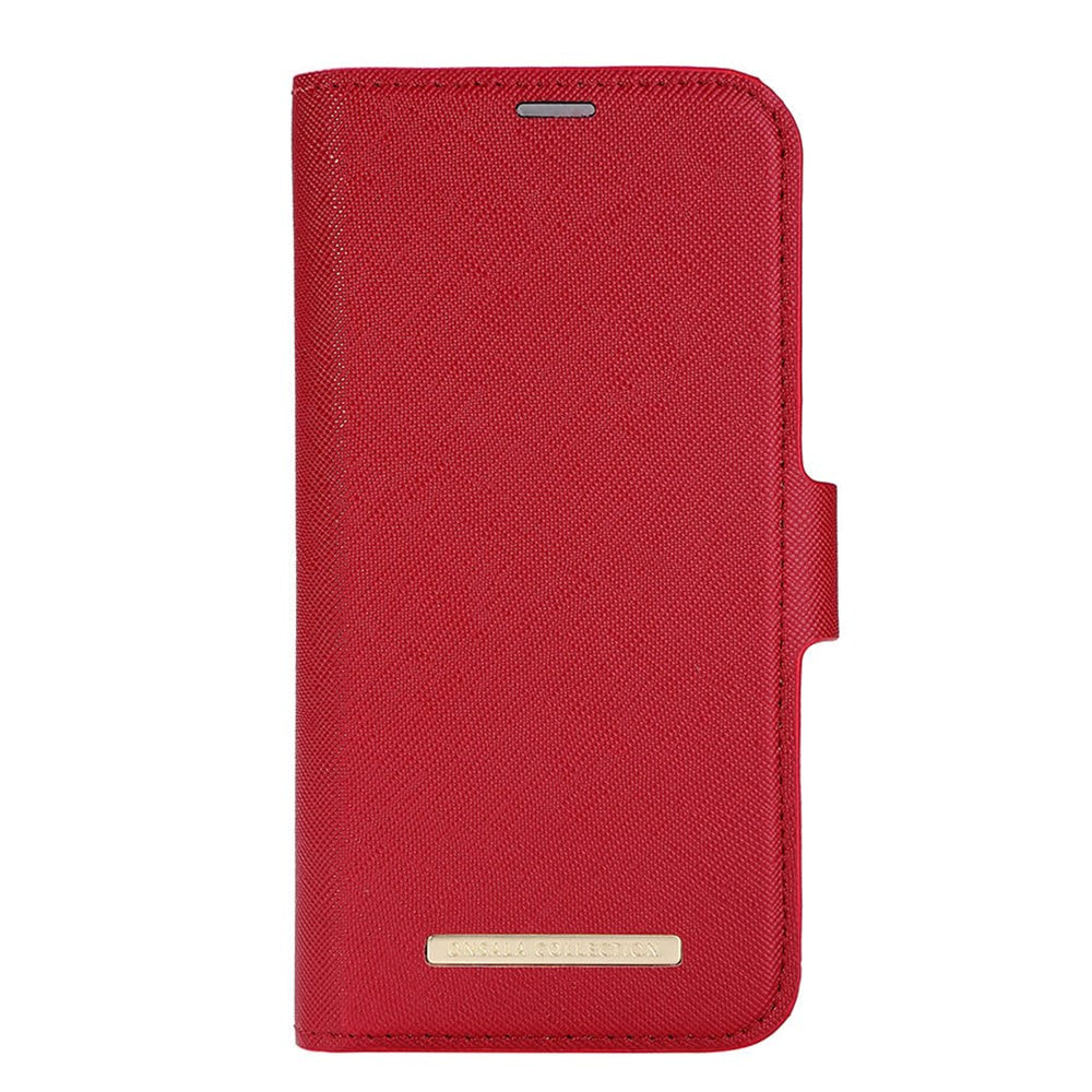 Onsala iPhone 14 Pro ONSALA Fashion Collection PU Skinn Flipdeksel med Magnet & Lommebok - Red