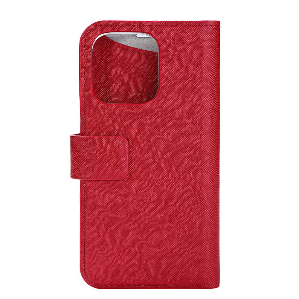 Onsala iPhone 14 Pro ONSALA Fashion Collection PU Skinn Flipdeksel med Magnet & Lommebok - Red