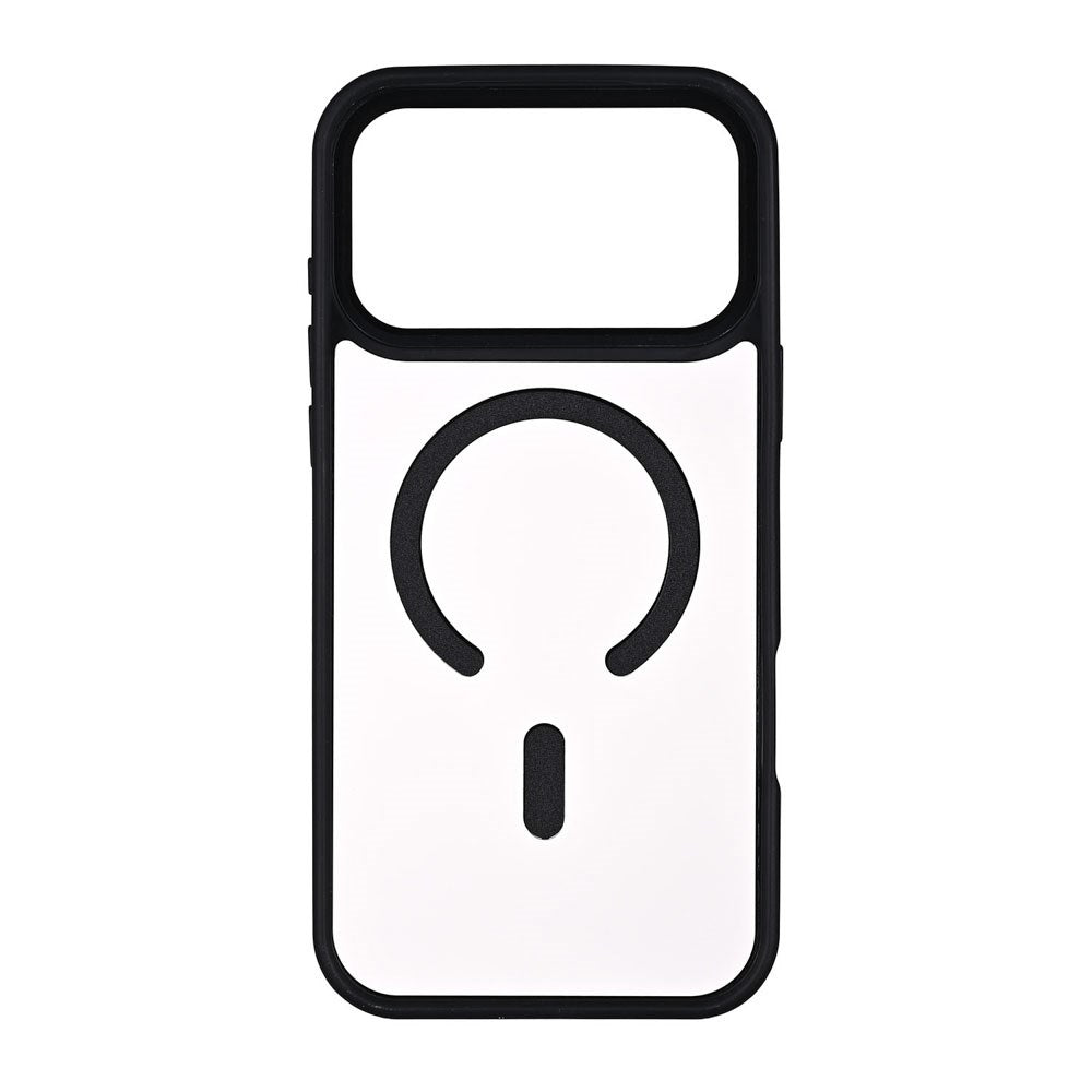 iPhone 17 Pro Max Onsala Bumper Case - MagSafe Kompatibel - Gjennomsiktig / Svart