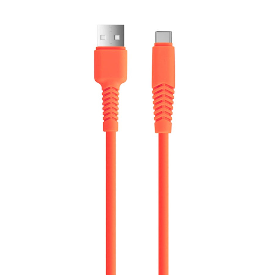 USB-C Kabel 10 W fra Setty - 1,5 m. - Oransje