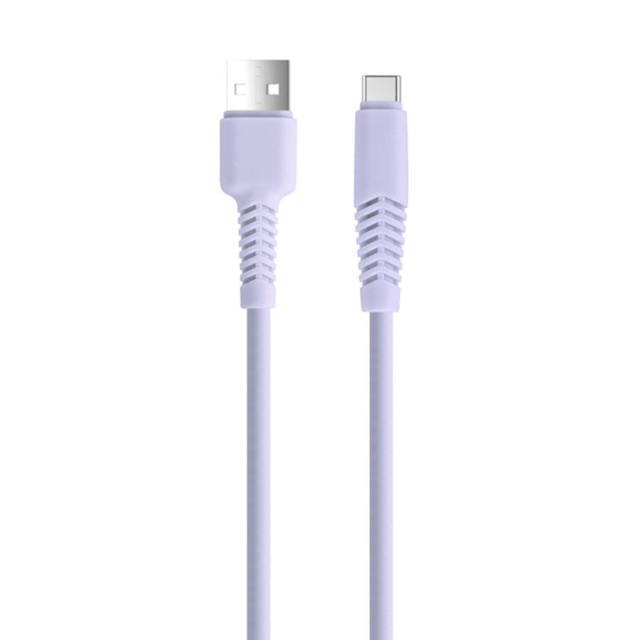 USB-C Kabel 10 W fra Setty - 1,5 m. - Lilla