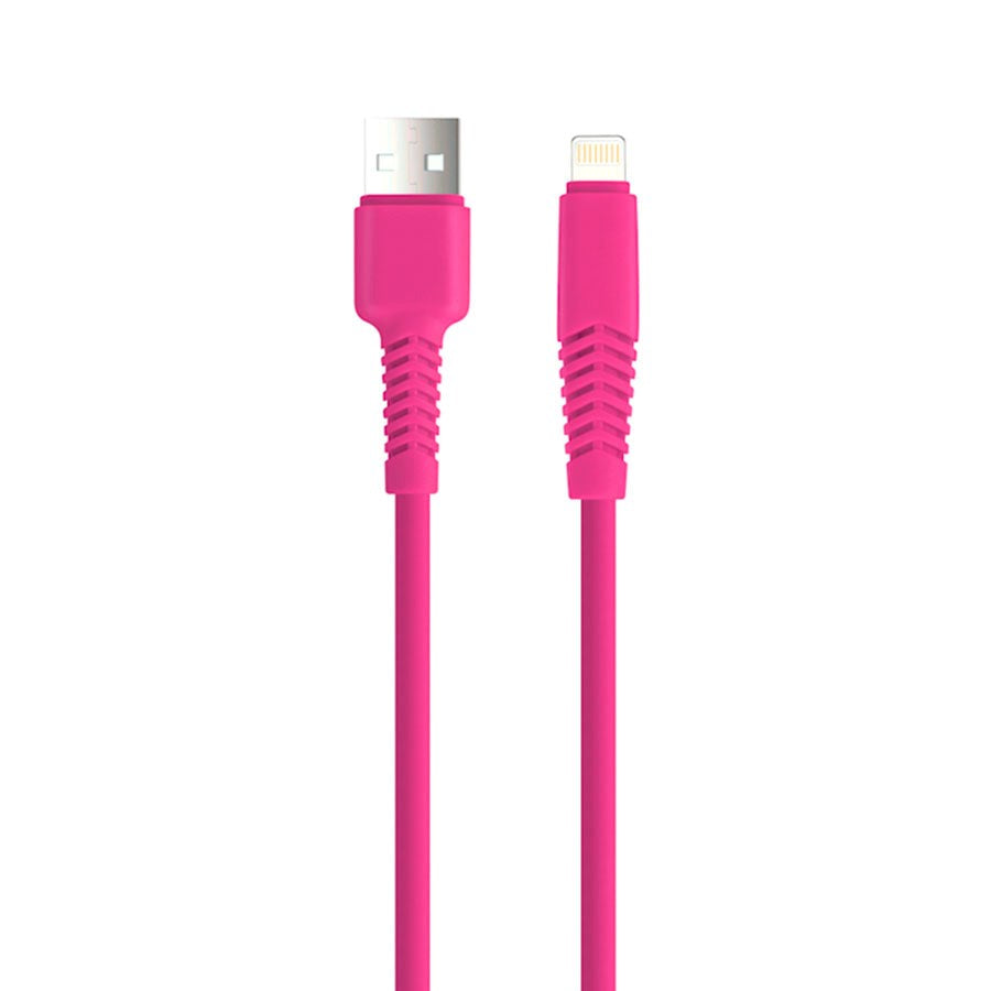 USB-A til Lightning-Kabel 10 W fra Setty - 1,5 m. - Rosa