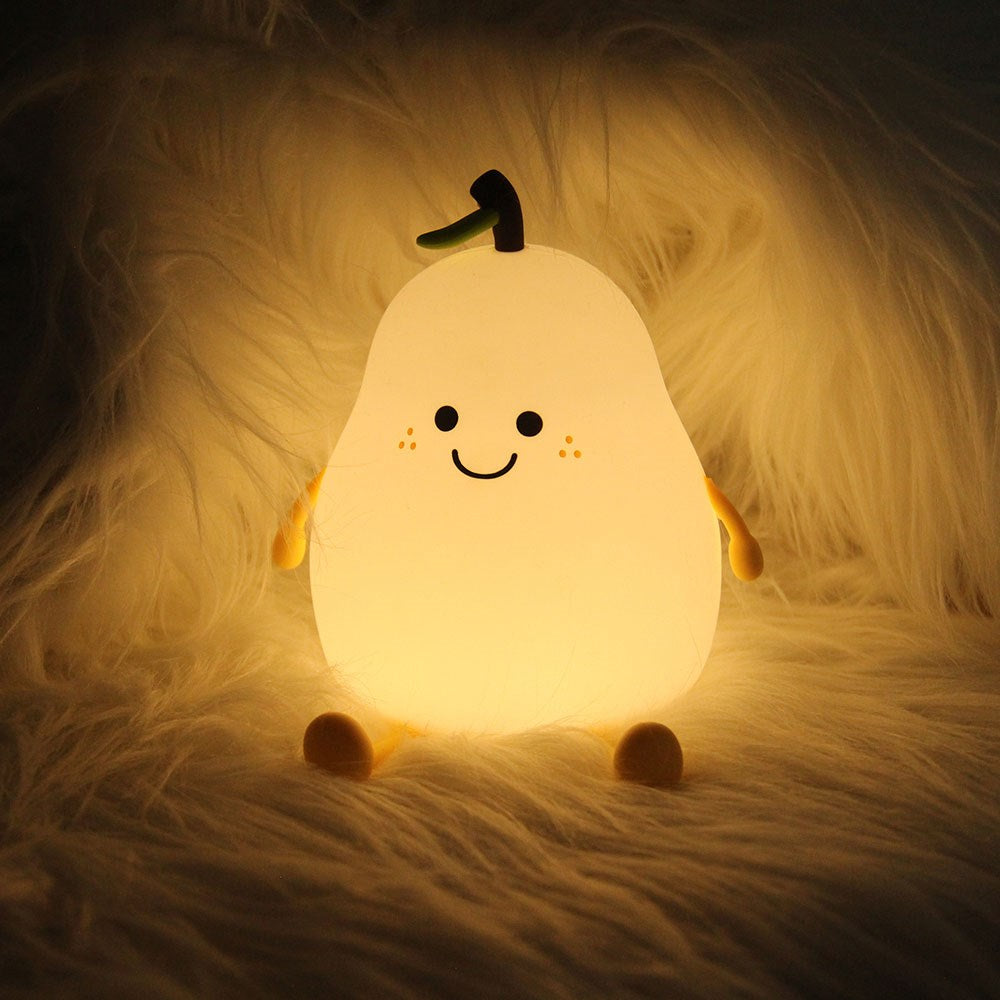 Forever Light Silikon Nattlampe LED - Lucky Pear