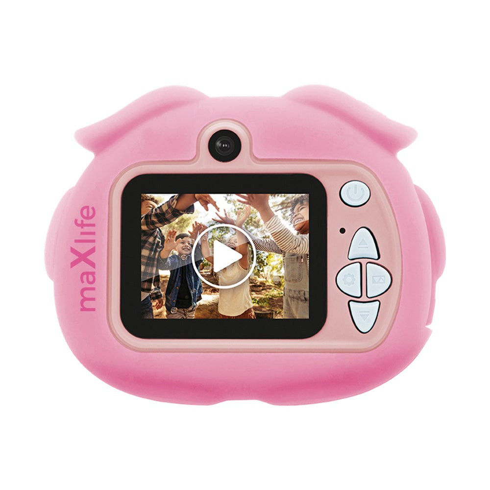 MaxLife MXKC-100 Digitalt Barnekamera 1080p HD - Rosa