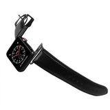 Apple Watch (38/40/SE/41/42mm) GEAR Buffalo Rem i Ekte Skinn - Svart