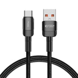 Tech-Protect Ultraboost Evo USB-A til USB-C Kabel 100W/5A 1m - Svart